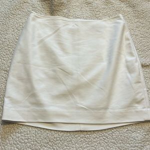 Express white mini skirt.